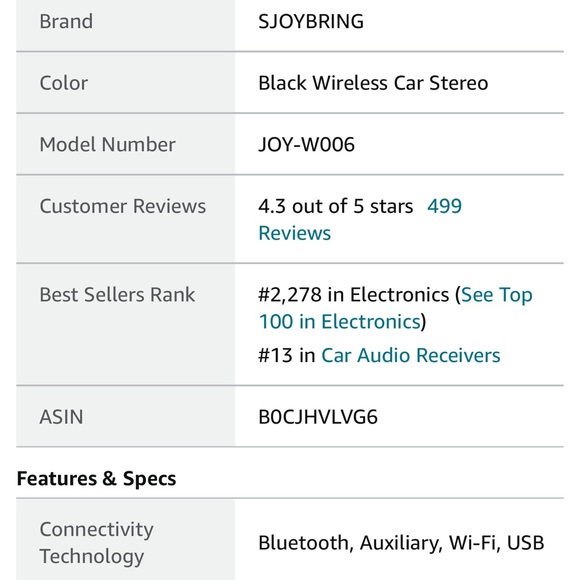 Brand new 7inch radio display with gps (never opened) - Picture 5 of 7
